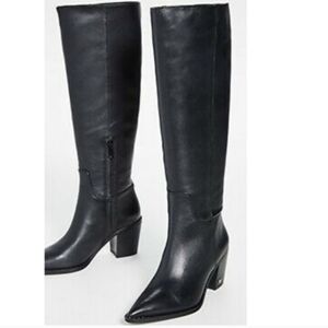 Sam Edelman Lindsey black knee high boot